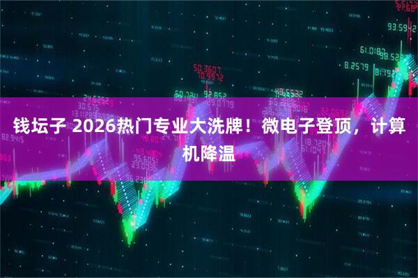 钱坛子 2026热门专业大洗牌！微电子登顶，计算机降温